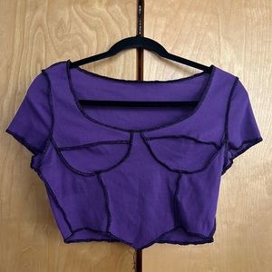 💜 crop tee 💜 SOLD